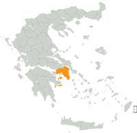 map of Attica Greece